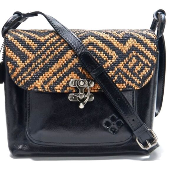 Patricia Nash Leandra Square Flap Crossbody Bag- Tribal Print - Picture 1 of 11